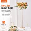 VEVOR 10PCS 35.43inchTall Crystal Wedding Flowers Stand, Luxurious Centerpieces Flower Vases Crystal Gold Vase Metal
