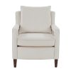 Alina Sea Oat Velvet Accent Arm Chair