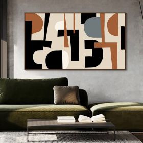 Hand Oil Pianting Large Abstract White Painting on Canvas Gold Leaf Artwork Neutral Wall Art Modern Textured Painting Contemporary Wall Art Hand Paint (Style: 04, size: 50x70cm)
