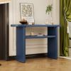 Elegant Minimalist Console Table with Rounded Edges and Sturdy Shelf Design for Entryway,Living Room