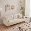 70" Velvet Sofa Couch Luxury Modern Upholstered 3-Seater sofa with 2 Pillows for Living Room, Apartment and Small Space
